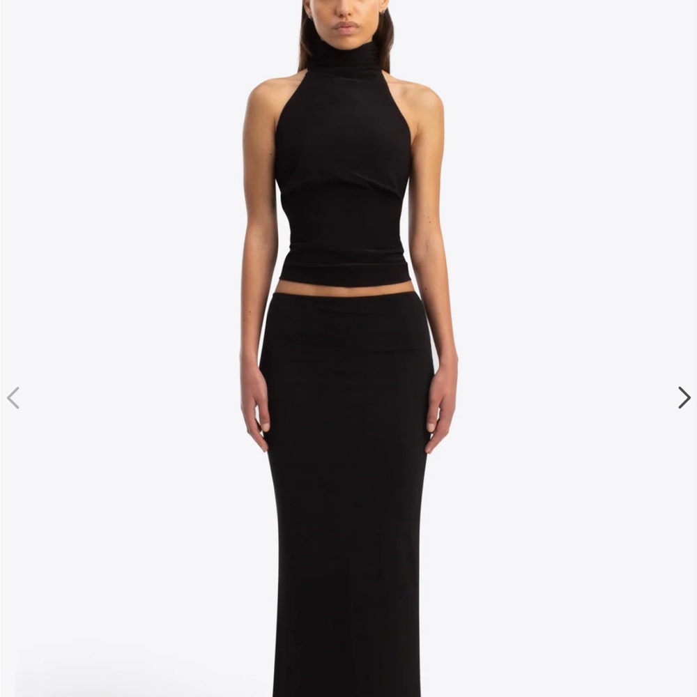 NEW Black halter Cleo Top size XS